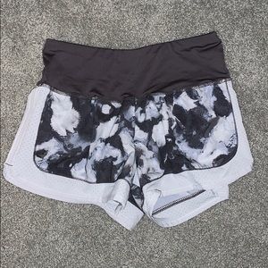 Patterned Athletic Shorts